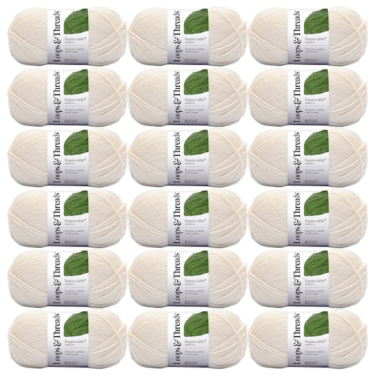 18 Pack: Impeccable® Yarn by Loops & Threads